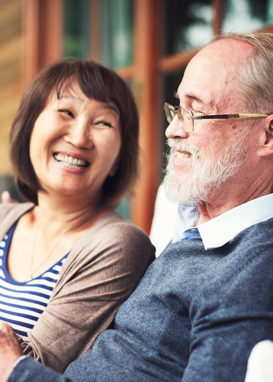 Older couple on porch